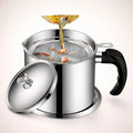 OilGuard™ – Stainless Steel Oil Strainer Pot (1.4L)